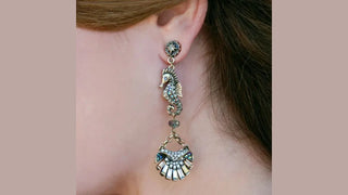 Dive into the Depths: Exploring Oceanic Seahorse Earrings