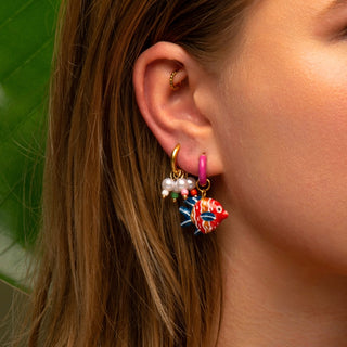 Colorburst Pearl Earring