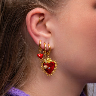 Devil's Heart Earring