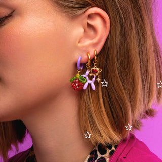 Balloon Dog Earring
