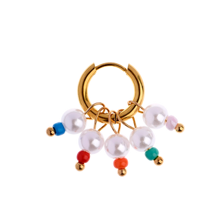 Colorburst Pearl Earring
