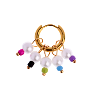 Colorburst Pearl Earring