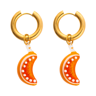 Orange Fiesta Earring Set