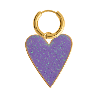 Falling in Love Glitter Earring