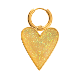 Falling in Love Glitter Earring