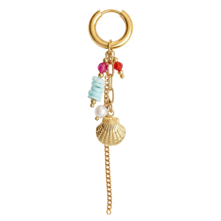 Island Sunset Shell Drop Earring