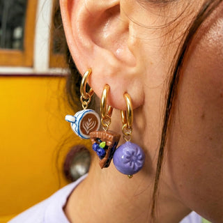 Azure Cappuccino Earring