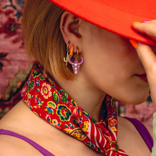 Desert Darling Earring worn close-up – Anneday