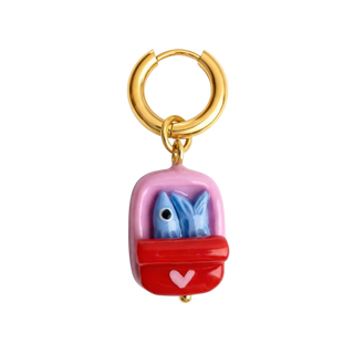 Wrapped in Pink Earring - Sardine Edition