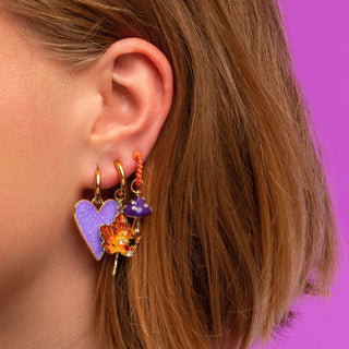 Maple Glow Earring