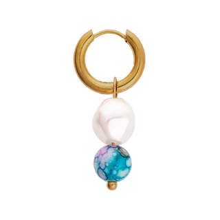 Pearl Planet Earring