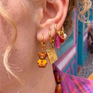 Colored Love Earring