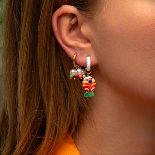 Colorburst Pearl Earring