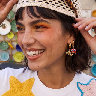 Pixel Rage Earring