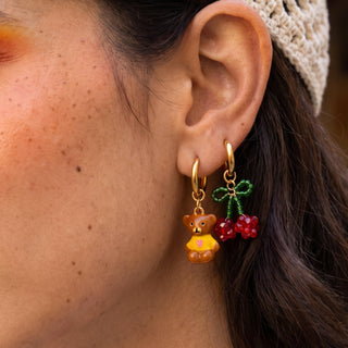 Sweetheart Teddy Earring