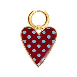Falling in Love Earring - Polka Dot Edition