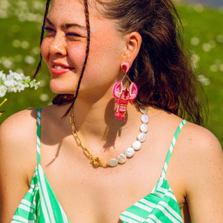 Lobster Chic Earring
