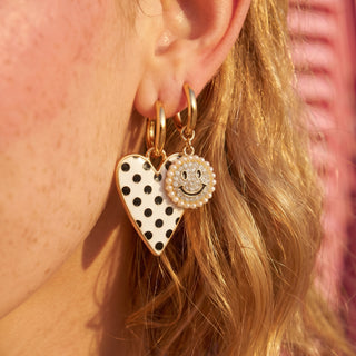 Falling in Love Earring - Polka Dot Edition