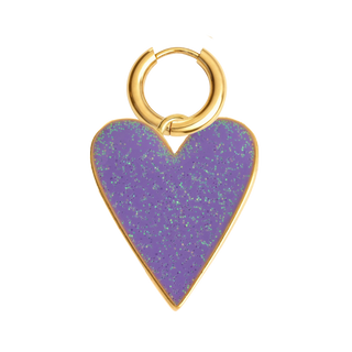 Falling in Love Glitter Earring