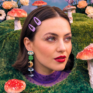Alice in Wonderland Earring Set