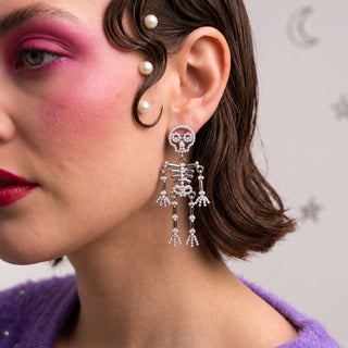 Skeletal Dangles Earring Set