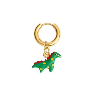 Dino Doodle Earring