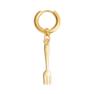 Fork It Over Earring