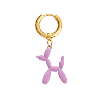 Balloon Dog Earring