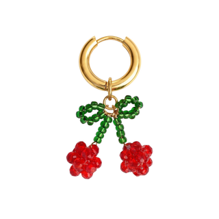 Cheeky Cherry Charm Earring