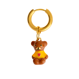 Sweetheart Teddy Earring