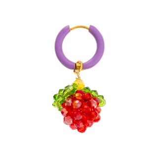 Raspberry Spark Earring