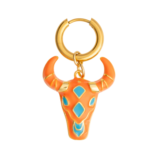Bull Skull Earring