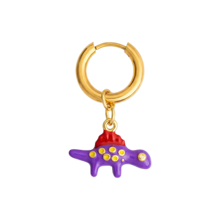 Dino Doodle Earring